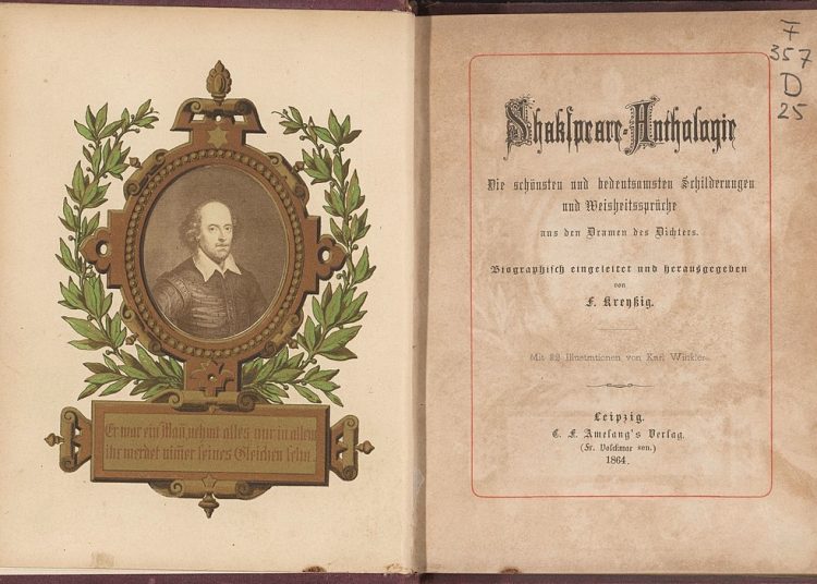 Image of Shakespeare in German,