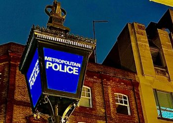 Met Police sign
