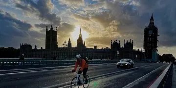 Houses of Parliament at dusk