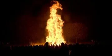 Bonfire at Middleton Park