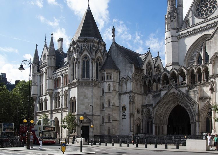 High courts of justice, London
