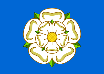 Yorkshire White Rose flag