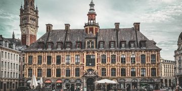 the town square of Lille France