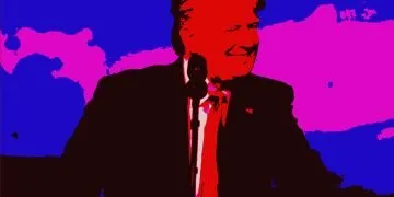 a grotesque man smiling