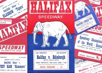 a lot of red blue and white programmes from 1966